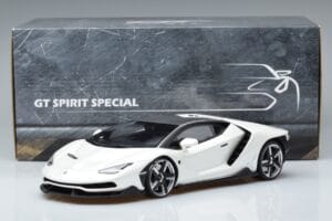Lamborghini Centenario Branco Pérola GT Spirit 1:18 GTS18503W Resina - imagem 6 de 6