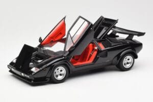 Lamborghini Countach LP 5000 Quattrovalvole Preto Kyosho 1:18 08320BK Metal - imagem 2 de 8