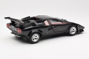 Lamborghini Countach LP 5000 Quattrovalvole Preto Kyosho 1:18 08320BK Metal - imagem 3 de 8