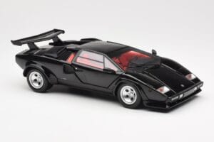 Lamborghini Countach LP 5000 Quattrovalvole Preto Kyosho 1:18 08320BK Metal - imagem 6 de 8