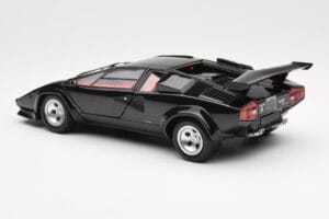 Lamborghini Countach LP 5000 Quattrovalvole Preto Kyosho 1:18 08320BK Metal - imagem 7 de 8