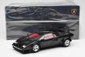 Lamborghini Countach LP 5000 Quattrovalvole Preto Kyosho 1:18 08320BK Metal - imagem 8 de 8