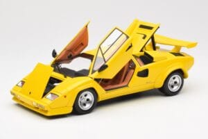 Lamborghini Countach LP 5000 Quattrovalvole Amarelo Kyosho 1:18 08320Y Metal - imagem 2 de 8