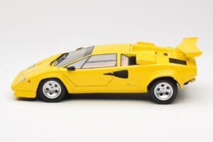 Lamborghini Countach LP 5000 Quattrovalvole Amarelo Kyosho 1:18 08320Y Metal - imagem 4 de 8