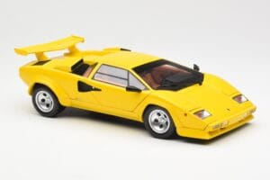 Lamborghini Countach LP 5000 Quattrovalvole Amarelo Kyosho 1:18 08320Y Metal - imagem 6 de 8