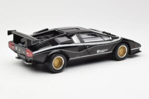 Lamborghini Countach LP 500R Preto Kyosho 1:18 08320C Metal - imagem 3 de 8