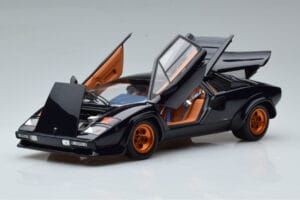 Lamborghini Countach LP500S Walter Wolf Azul Escuro Kyosho 1:18 08320D Metal - imagem 2 de 11