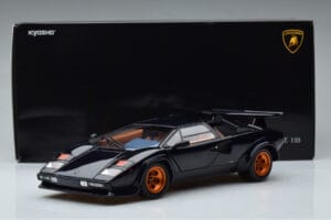 Lamborghini Countach LP500S Walter Wolf Azul Escuro Kyosho 1:18 08320D Metal - imagem 11 de 11