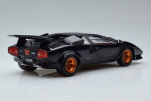 Lamborghini Countach LP500S Walter Wolf Azul Escuro Kyosho 1:18 08320D Metal - imagem 3 de 11