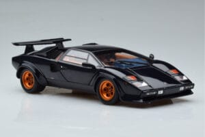Lamborghini Countach LP500S Walter Wolf Azul Escuro Kyosho 1:18 08320D Metal - imagem 6 de 11
