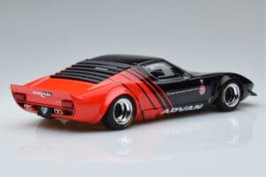 Lamborghini Miura LB Works Liberty Walk Advan GT Spirit 1:18 KJ033 Resina - imagem 2 de 6