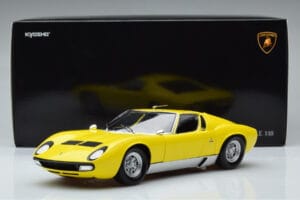 Lamborghini Miura SV Amarelo Kyosho 1:18 08317Y Metal - imagem 11 de 11