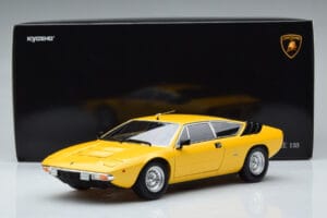 Lamborghini Urraco Amarelo Kyosho 1:18 08446GY Metal - imagem 10 de 10