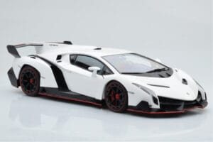 Lamborghini Veneno Branco AUTOart 1:18 74507 Metal - imagem 6 de 8