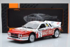 Lancia 037 Bastos #2 P. Snijers / D. Colebunders Rally Ypres 1985 IXO 1:18 18RMC136 Metal - imagem 6 de 6