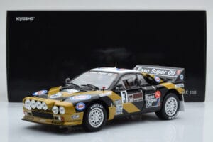 Lancia 037 ESSO #3 F. Tabaton Rally Targa Florio 1985 Kyosho 1:18 08306H Metal - imagem 8 de 8
