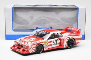Lancia Beta Montecarlo Gr.5 #53 R. Patrese / E. Cheever 6 Hours of Silverstone 1980 MCG 1:18 MCG18814R Metal - imagem 6 de 6