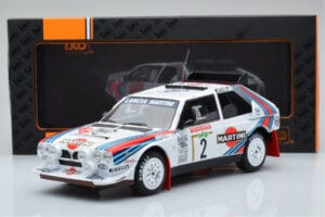 Lancia Delta S4 #2 M. Alen / I. Kivimaki Rally San Remo 1986 IXO 1:18 18RMC130A Metal - imagem 6 de 6