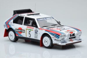 Lancia Delta S4 #5 M. Biasion / T. Siviero Rally San Remo 1986 IXO 1:18 18RMC130B Metal - imagem 4 de 6