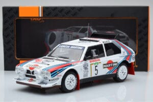 Lancia Delta S4 #5 M. Biasion / T. Siviero Rally San Remo 1986 IXO 1:18 18RMC130B Metal - imagem 6 de 6