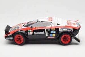 Lancia Stratos HF #1 Hunsruck Rally 1978 Kyosho 1:18 08130D Metal - imagem 4 de 8