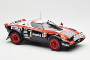Lancia Stratos HF #1 Hunsruck Rally 1978 Kyosho 1:18 08130D Metal - imagem 6 de 8