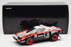 Lancia Stratos HF #1 Hunsruck Rally 1978 Kyosho 1:18 08130D Metal - imagem 8 de 8