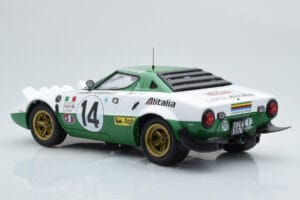Lancia Stratos Alitalia #14 S. Munari / M. Mannucci Winners Rally Monte Carlo 1975 Minichamps 1:18 155751714 Metal - imagem 5 de 6