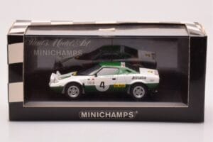 Lancia Stratos Alitalia #4 B. Waldegaard / H. Thorzelius Winner Rally Sweden 1975 Minichamps 1:43 430751204 Metal - imagem 4 de 4