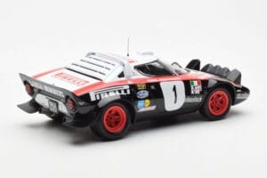 Lancia Stratos HF #1 Lancia Pirelli W. Rohrl / C. Geistdorfer Winners Dynabit Saarland Rallye 1978 Minichamps 1:18 155781701  - imagem 2 de 6