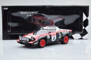 Lancia Stratos Pirelli #4 M. Alen / I. Kivimaki Winners Rally Sanremo 1978 Minichamps 1:18 155781704 Metal - imagem 6 de 6