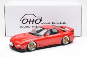 Mazda RX-7 FD Khyzyl Saleem Vermelho Otto 1:18 OT1062 Resina - imagem 6 de 6