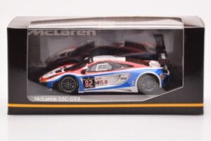 McLaren 12C GT3 #82 Russian Team A. Vasiliev / D. Vasiliauskas / M. Asmer / B. Spengler Spa 24 Hours 2014 Minichamps 1:43 437 - imagem 4 de 4