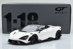 McLaren 765LT Branco GT Spirit 1:18 GT861 Resina - imagem 6 de 6