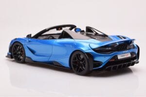 McLaren 765LT Spider Azul GT Spirit 1:18 GT886 Resina - imagem 5 de 6