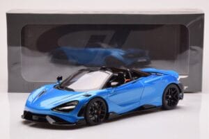 McLaren 765LT Spider Azul GT Spirit 1:18 GT886 Resina - imagem 6 de 6