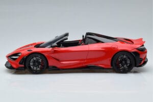 McLaren 765LT Spider Vermelho GT Spirit 1:18 GT420 Resina - imagem 3 de 6