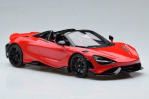 McLaren 765LT Spider Vermelho GT Spirit 1:18 GT420 Resina - imagem 4 de 6