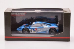 McLaren F1 GTR #50 D. Giroix / O. Grouillard / C. Deletraz 24 Hours of Le Mans 1996 Minichamps 1:43 530154350 Metal - imagem 4 de 4