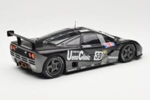 McLaren F1 GTR #59 J-J. Lehto / Y. Dalmas / M. Sekiya 24 Hours of Le Mans Winner 1995 UT Models 1:18 530151859 Metal - imagem 2 de 6