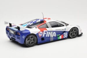 McLaren F1 GTR #38 M. Duez / M. Soper / E. Lafitte Team Bigazzi 24 Hours of Le Mans 1996 UT Models 1:18 80439421484 Metal - imagem 2 de 6