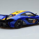 McLaren P1 GTR Azul Com Riscas Amarelas AUTOart 1:18 - image 3 of 7