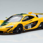McLaren P1 GTR Amarelo Com Riscas Verdes AUTOart 1:18