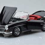 Mercedes 190 SL W121 Cabriolet Preto Minichamps 1:18 - image 2 of 8