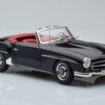 Mercedes 190 SL W121 Cabriolet Preto Minichamps 1:18 - image 5 of 8