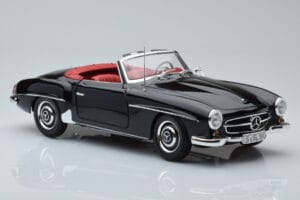 Mercedes 190 SL W121 Cabriolet Preto Minichamps 1:18 100037030 Metal - imagem 5 de 8