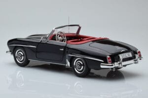 Mercedes 190 SL W121 Cabriolet Preto Minichamps 1:18 100037030 Metal - imagem 6 de 8