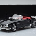 Mercedes 190 SL W121 Cabriolet Preto Minichamps 1:18 - image 8 of 8
