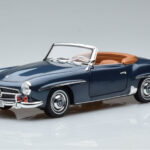 Mercedes 190 SL W121 Roadster Azul Norev 1:18