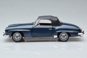 Mercedes 190 SL W121 Roadster Azul Norev 1:18 B66040625 Metal - imagem 4 de 8